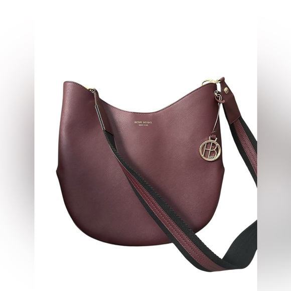 Henri Bendel Deep Burgundy Hobo Bag - Picture 3 of 8